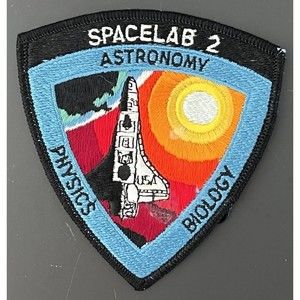 Spacelab 2 Astronomy Physics Biology NASA Space Shuttle Patch